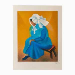 Louis Toffoli, La Vendéenne, Litografía