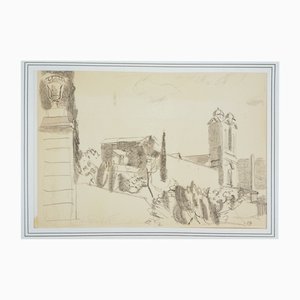 Maurice Barraud, Paysage Provençal, Lithographie