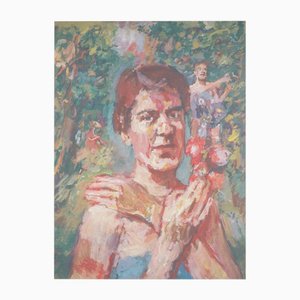Oskar Kokoschka, Ritratto di Olda Kokoschka, Litografia