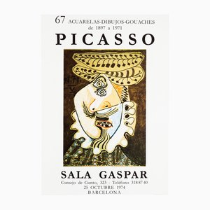 Pablo Picasso, Exposition Sala Gaspar Barcelona, Lithographie