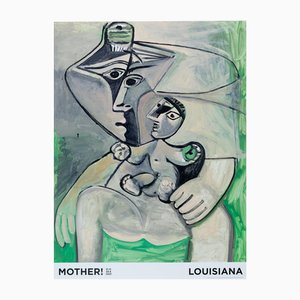Pablo Picasso Mother and Her Child Poster