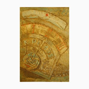 Pouchey, Chronos, Original Color Engraving