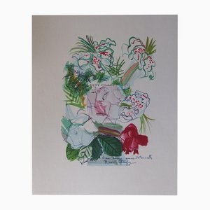 Raoul Dufy, Colorful Bouquet, Lithograph