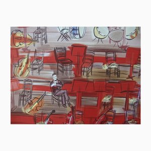 Raoul Dufy, Orchestra, Intermezzo, Litografia