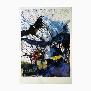 Salvador Dali, Alps, Lithograph & Etching