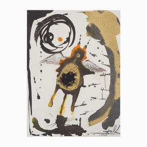 Salvador Dali, La creación de los pájaros, Litografía