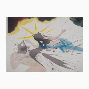 Salvador Dali, The Resurrection, Lithograph
