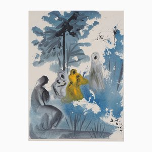Salvador Dali, The Holy Family, Lithograph