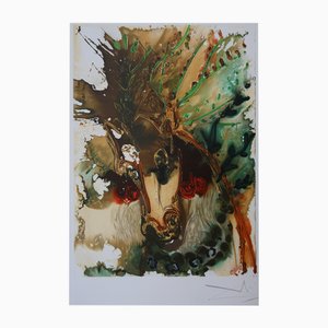 Salvador Dali, Les Chevaux, Lithographie