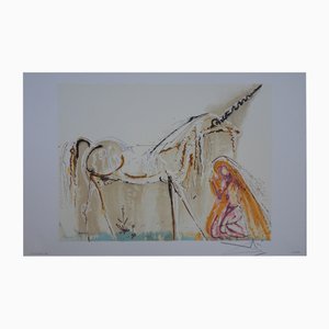 Salvador Dali, Les Chevaux, Lithograph