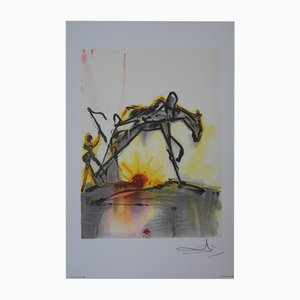 Salvador Dali, Les Chevaux, Lithograph