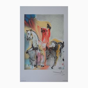 Salvador Dali, Les Chevaux, Lithograph