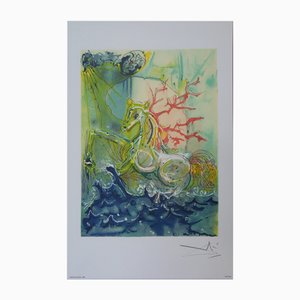 Salvador Dali, Les Chevaux, Lithographie