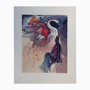 Salvador Dalì, Il linguaggio dell'uccello, Xilografia