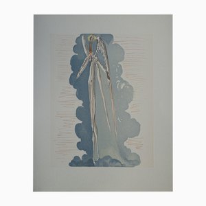 Salvador Dali, The Angel of the Seventh Heaven, Woodcut