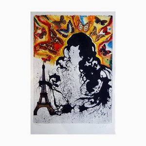 Salvador Dali, Paris, Lithograph