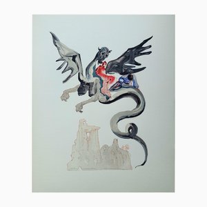 Salvador Dali, The Usurers, Woodcut