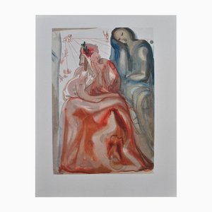 Salvador Dalì, La confessione di Dante, Xilografia