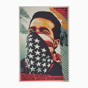 Shepard Fairey, American Rage, Screenprint