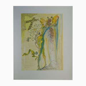 Salvador Dali, The Shine of Glorious Bodies, Woodcut