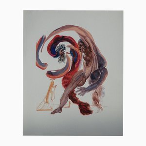Salvador Dali, The Sloths, Woodcut