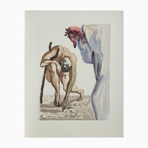 Salvador Dali, Los príncipes del valle florido, Xilografía