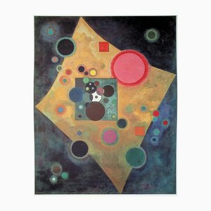 Vassily Kandinsky, Pink Accent, Lithograph