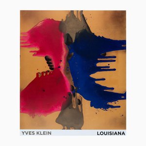 Yves Klein Fire Color Painting Poster