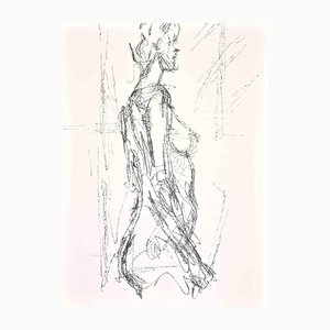 Alberto Giacometti, Bust of Nude Woman, Lithograph, 1961