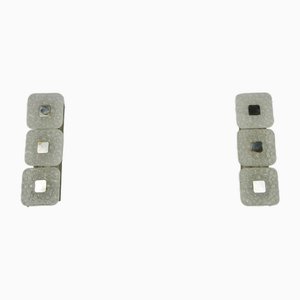 Wandlampen aus Metall von Kaiser Leuchten, Deutschland, 1970er, 2er Set