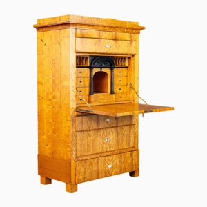 Biedermeier Birch & Elm Secretary