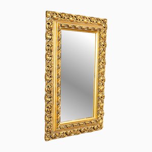 Espejo de pared grande del siglo XIX