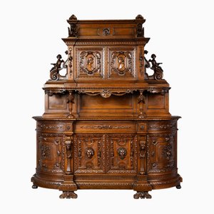 Wilhelminian Pine Cupboard, 1800s
