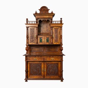 Wilhelminian Style Sideboard Cabinet, Late 1800s