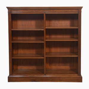 Vintage Mahogany Open Bookcase