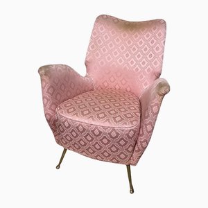 Vintage Armchair attributed to Gio Ponti for Isa, 1950s