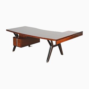 Italian Tolomeo Executive Desk with Drawers by Ico & Luisa Parisi, 1958