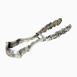 Dutch Silver Asparagus Tongs by Antonius Hendrikus der Kinderen, 1853