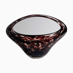 Murano Tortoise Glass Handle Bowl, 1970s