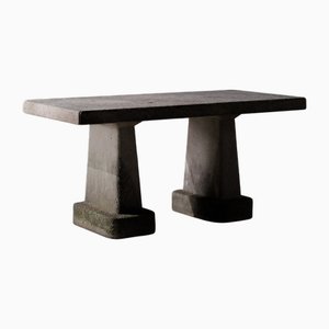 Brutalist Concrete Dining Table, 1980
