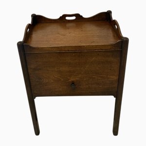 George III Mahogany Bedside Cabinet, 1780s