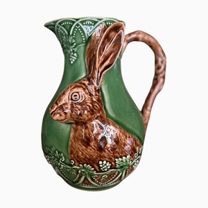Pichet avec Lapin par Bordallo Pinheiro