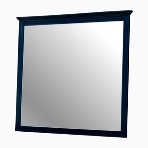 Large Wall Mirror in Black Lacquer Frame
