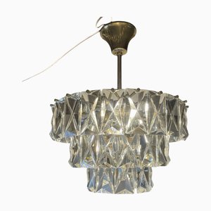 Crystal Prism Chandelier by Kinkeldey, 1970s