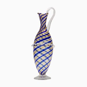 Brocca vintage in vetro di Murano di Fratelli Toso, anni '40