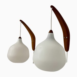 Wandlampen von Uno & Östen Kristiansson für Luxus, 1950er, 2er Set