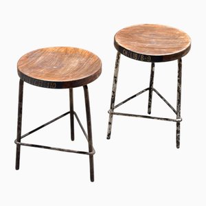 Sgabelli di Pierre Jeanneret, 1952, set di 2