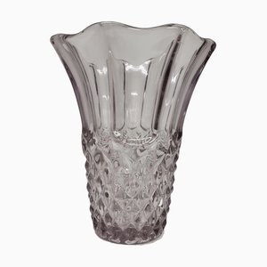 Vase Art Déco en Verre, France, 1930s