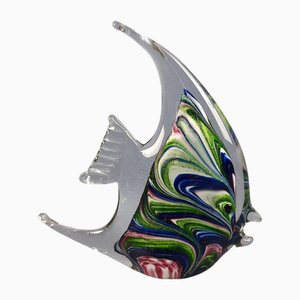 Vintage Multicolored Murano Glass Fish, 1970s