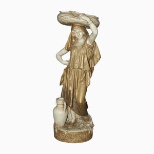 Antique Orientalist Woman with Basket from Royal Dux, 1890s
